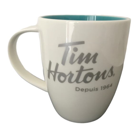 Tim Hortons 2014 TIMS Blue #014 Ltd Edition Tea Mug Ceramic Coffee Collectible - Picture 3 of 7